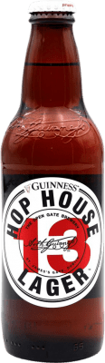 2,95 € 免费送货 | 啤酒 Guinness Hop House 13 Lager 爱尔兰 三分之一升瓶 33 cl