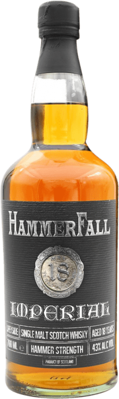 124,95 € Spedizione Gratuita | Whisky Single Malt Hammerfall Imperial Regno Unito 18 Anni Bottiglia 70 cl