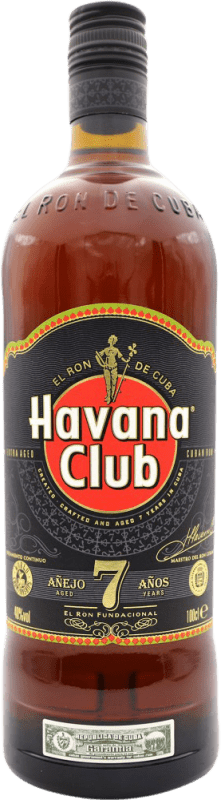 36,95 € 免费送货 | 朗姆酒 Havana Club 古巴 7 岁 瓶子 1 L