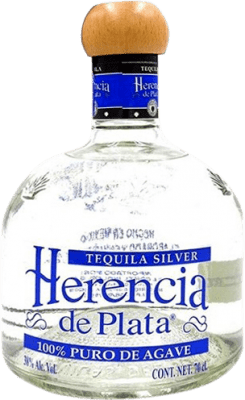 43,95 € Envio grátis | Tequila Tequilas del Señor Herencia de Plata Silver México Garrafa 70 cl