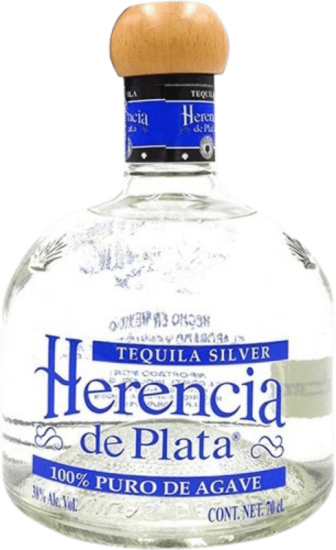 63,95 € Spedizione Gratuita | Tequila Herencia de Plata. Silver Messico Bottiglia 70 cl