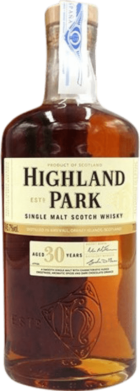 1 542,95 € Envío gratis | Whisky Single Malt Highland Park Ejemplar Coleccionista Reino Unido 30 Años Botella 70 cl