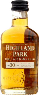 219,95 € Envoi gratuit | Whisky Single Malt Highland Park Royaume-Uni 30 Ans Mini-Bouteille 5 cl