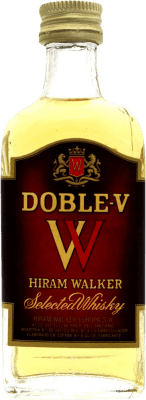 25,95 € 送料無料 | ウイスキーブレンド Hiram Walker Doble V スペイン ミニチュアボトル 5 cl