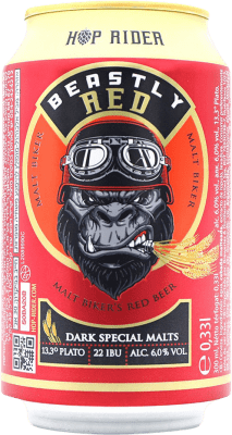 Cerveza Hop Rider Beastly Red 33 cl