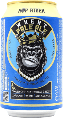 2,95 € 送料無料 | ビール Hop Rider Pale Ale スペイン 缶 33 cl Wheat — 小麦