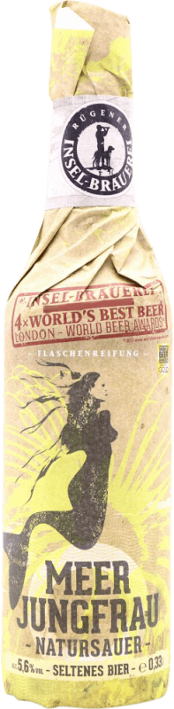 4,95 € Spedizione Gratuita | Birra Insel Brauerei Meer Jungfrau Germania Bottiglietta Terzo 33 cl