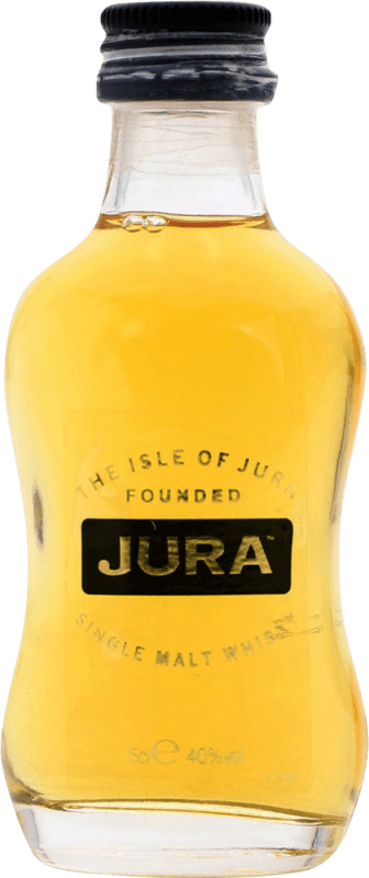 35,95 € Spedizione Gratuita | Whisky Single Malt Isle of Jura Regno Unito Bottiglia Miniatura 5 cl