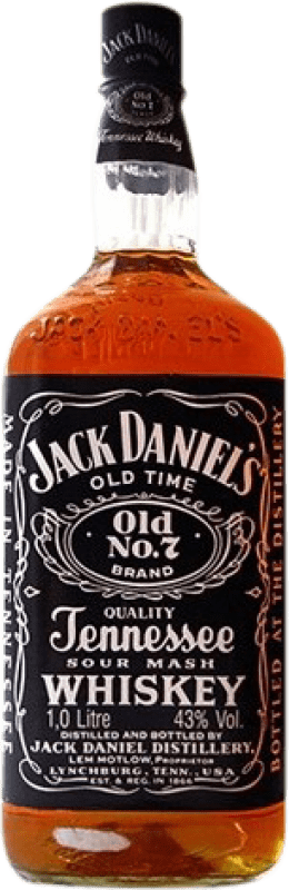 303,95 € Envio grátis | Whisky Bourbon Jack Daniel's Fake Seal Espécime de Colecionador Estados Unidos Garrafa 1 L