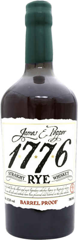 59,95 € 免费送货 | 调和威士忌 James E. Pepper 1776 Rye — 黑麦威士忌, Straight — 纯正 美国 70 cl