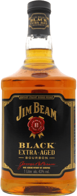 43,95 € Бесплатная доставка | Виски Бурбон Jim Beam Black Extra Aged Соединенные Штаты бутылка 1 L