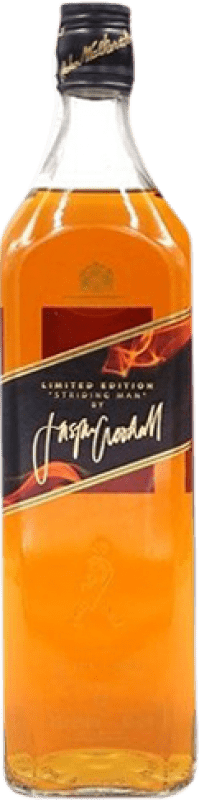 405,95 € Free Shipping | Whisky Blended Johnnie Walker Black Label Edición Limitada Striding Man United Kingdom Bottle 70 cl