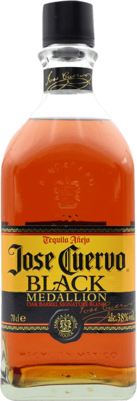 39,95 € Free Shipping | Tequila José Cuervo Black Medallion Añejo Mexico Bottle 70 cl