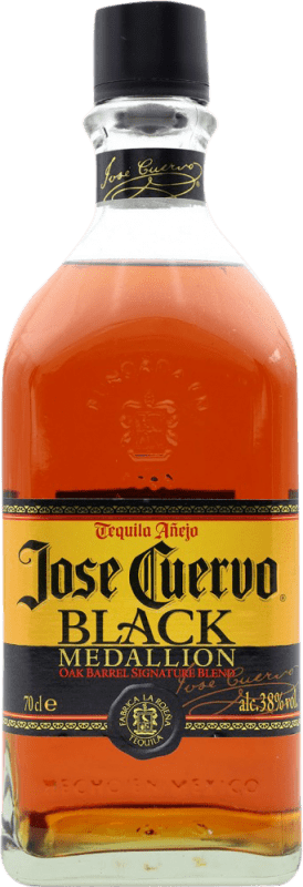 39,95 € Envio grátis | Tequila José Cuervo Black Medallion Añejo México Garrafa 70 cl