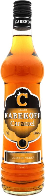 10,95 € Envío gratis | Licores Kabekoff Vodka Caramelo España Botella 70 cl