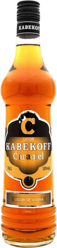 7,95 € Spedizione Gratuita | Liquori Kabekoff Spagna 70 cl Caramel — Caramello, Vodka