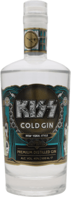 59,95 € Envio grátis | Gin Kiss Cold Gin Espanha Garrafa Medium 50 cl