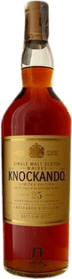 296,95 € Envio grátis | Whisky Single Malt Knockando Reino Unido 25 Anos Garrafa 70 cl