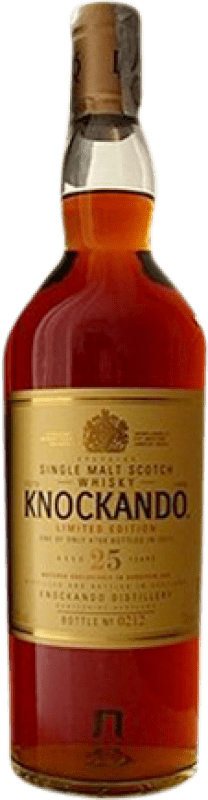 296,95 € Spedizione Gratuita | Whisky Single Malt Knockando Regno Unito 25 Anni 70 cl