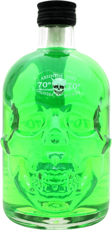 29,95 € Envío gratis | Absenta La Calavera Verde España Botella Medium 50 cl