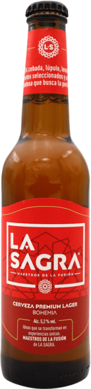 2,95 € Kostenloser Versand | Bier La Sagra Bohemia Spanien Drittel-Liter-Flasche 33 cl