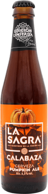 3,95 € Бесплатная доставка | Пиво La Sagra Ale Испания Бутылка на треть 33 cl Calabaza — Тыква