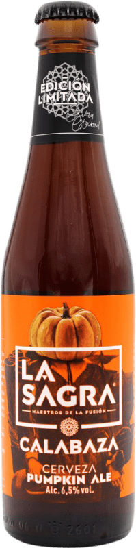 3,95 € Бесплатная доставка | Пиво La Sagra Ale Испания Бутылка на треть 33 cl Calabaza — Тыква