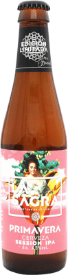 2,95 € Envío gratis | Cerveza La Sagra Primavera España Botellín Tercio 33 cl