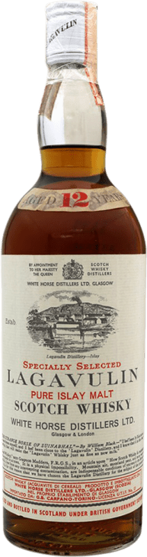 2 709,95 € Envoi gratuit | Whisky Single Malt Lagavulin Royaume-Uni 12 Ans Bouteille 70 cl Objet de Collection Non Destinée à la Consommation