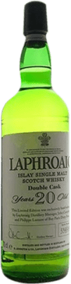 2 981,95 € Spedizione Gratuita | Whisky Single Malt Laphroaig Double Cask — Doppia Botte Regno Unito 20 Anni Bottiglia 70 cl Esemplare da Collezione Non Idoneo al Consumo