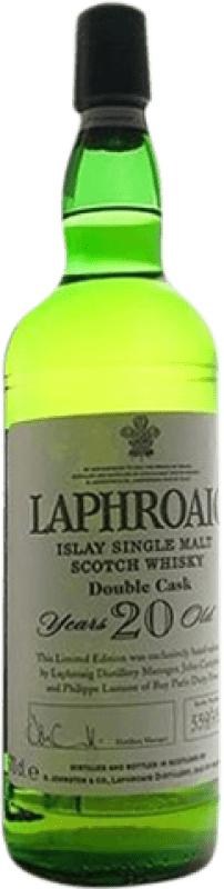 2 981,95 € Envio grátis | Whisky Single Malt Laphroaig Double Cask Espécime de Colecionador Reino Unido 20 Anos Garrafa 70 cl