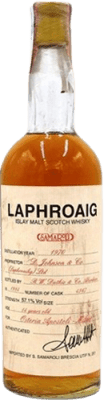 54 117,95 € 免费送货 | 威士忌单一麦芽威士忌 Mongiardino Samaroli From Laphroaig 收藏家标本 英国 14 岁 瓶子 70 cl