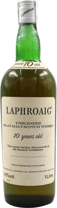 6 768,95 € 免费送货 | 威士忌单一麦芽威士忌 Laphroaig 收藏家标本 英国 10 岁 瓶子 1 L