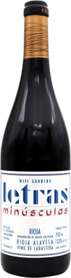 14,95 € Kostenloser Versand | Rotwein Letras Minúsculas D.O.Ca. Rioja Spanien Flasche 75 cl