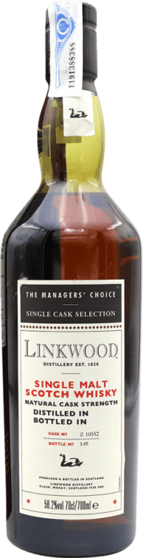 541,95 € Spedizione Gratuita | Whisky Single Malt Linkwood The Managers' Choice Regno Unito Bottiglia 70 cl