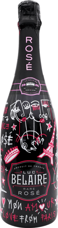 26,95 € Бесплатная доставка | Розовое игристое вино Luc Belaire Gregoire Devin Rosé — Розе, Ограниченный выпуск, Rare — Редкий Франция Бутылка 75 cl