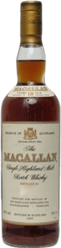 5 119,95 € Kostenloser Versand | Single Malt Whisky Macallan Großbritannien 18 Jahre Flasche 70 cl Sammlerstück Nicht zum Verzehr Geeignet