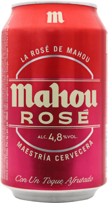 2,95 € Kostenloser Versand | Bier Mahou Rosé Spanien Dose 33 cl