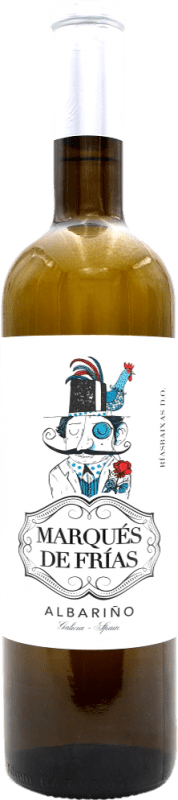 13,95 € Envío gratis | Vino blanco Marqués de Frías D.O. Rías Baixas España Botella 75 cl