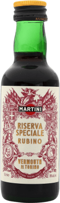 2,95 € Free Shipping | Vermouth Martini Rubino Speciale Reserve Italy Miniature Bottle 5 cl