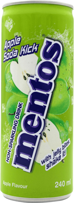 2,95 € Free Shipping | Soft Drinks Mentos Netherlands Can 25 cl Manzana — Apple