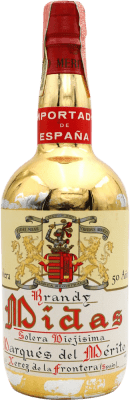 95,95 € Spedizione Gratuita | Brandy Midas Solera Spagna 50 Anni 70 cl Esemplare da Collezione Non Idoneo al Consumo