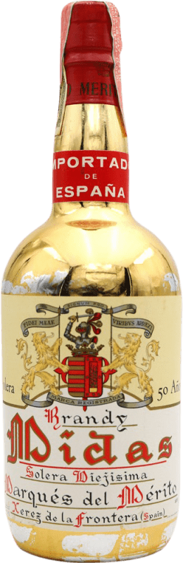 95,95 € Kostenloser Versand | Brandy Midas. Solera Sammlerexemplar Spanien 50 Jahre Flasche 70 cl