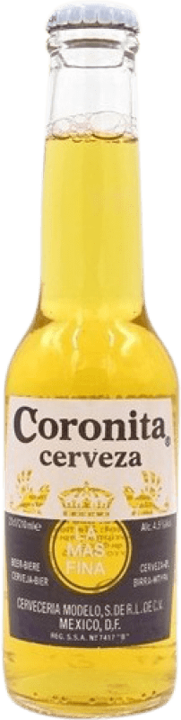 0,95 € Envio grátis | Cerveja Modelo Corona Coronita México Garrafinha 20 cl