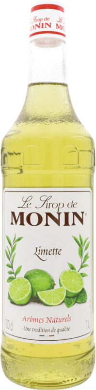 19,95 € Envio grátis | Schnapp Monin Sirope Lima França Garrafa 1 L Sem Álcool