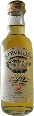 338,95 € 免费送货 | 威士忌单一麦芽威士忌 Morrison's Bowmore CHAS 10th Anniversary 收藏家标本 苏格兰 英国 微型瓶 5 cl