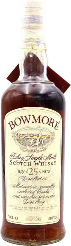 6 256,95 € Envío gratis | Whisky Single Malt Morrison's Bowmore Escocia Reino Unido 25 Años Botella 70 cl Ejemplar Coleccionista No Apto para Consumo