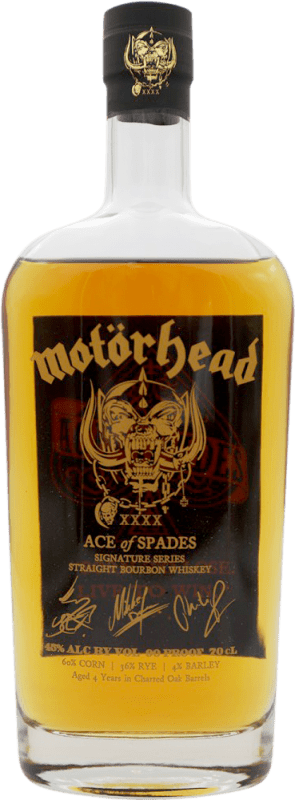 66,95 € 免费送货 | 波本威士忌 Motörhead Ace of Spades 瑞典 瓶子 70 cl