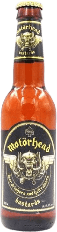 6,95 € Spedizione Gratuita | Birra Motörhead Bastards Svezia Bottiglietta Terzo 33 cl