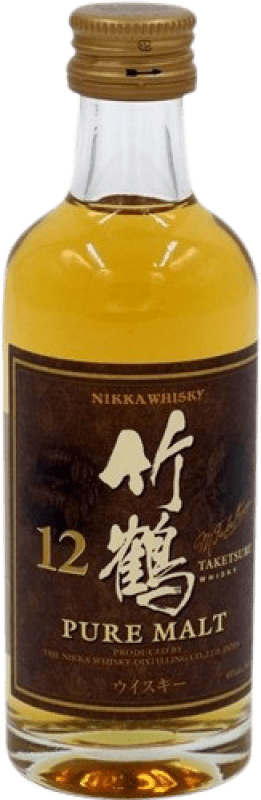 99,95 € Envoi gratuit | Blended Whisky Nikka Taketsuru Japon 12 Ans Bouteille Miniature 5 cl